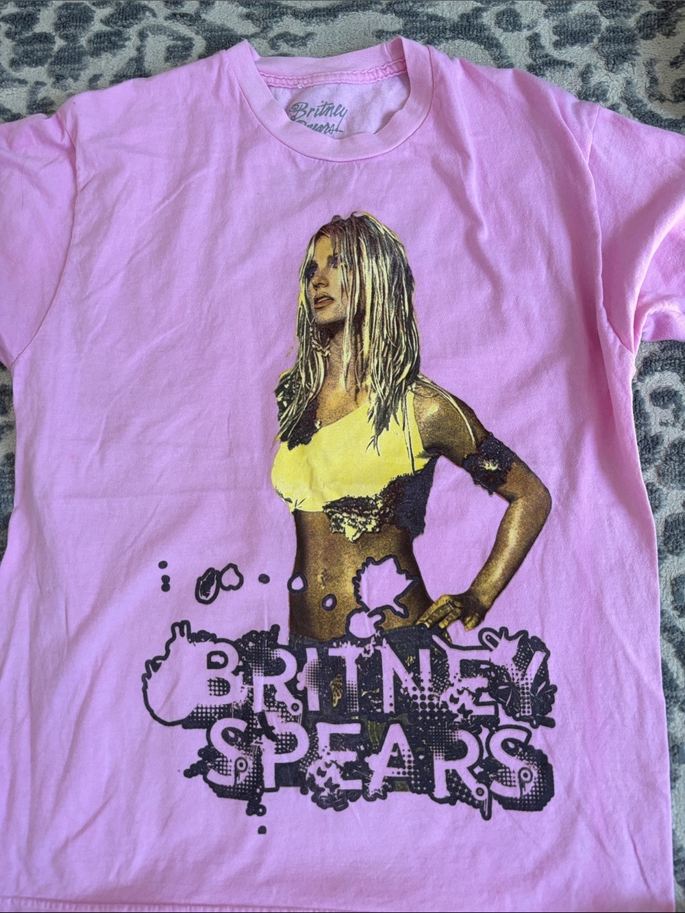 Pink Graphic Pop Icon Tee - Women's Style